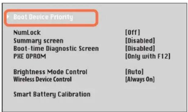 SAMSUNG NP-R730CE - Changing the Boot Priority - 1