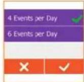 Heat Mat NGT-STND-2.0 NGTouch - Schedule : Heating Schedule 2/3 - 3