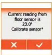 Heat Mat NGT-STND-2.0 NGTouch - Advanced Settings: Sensor - Floor Sensor Calibration - 3