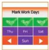 Heat Mat NGT-STND-2.0 NGTouch - Schedule : Heating Schedule 1/3 - 7