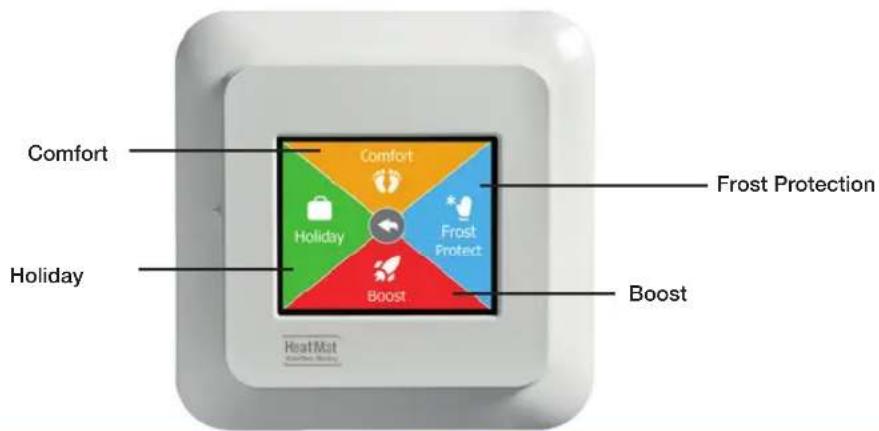 Heat Mat NGT-STND-2.0 NGTouch - Mode Menu - 3