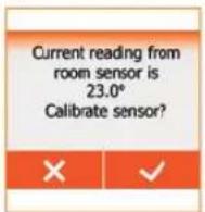 Heat Mat NGT-STND-2.0 NGTouch - Advanced Settings: Sensor - Room Sensor Calibration - 3