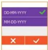 Heat Mat NGT-STND-2.0 NGTouch - Basic Settings: Date & Time - Date Format - 3