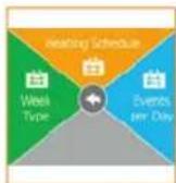 Heat Mat NGT-STND-2.0 NGTouch - Schedule : Heating Schedule 3/3 - 1