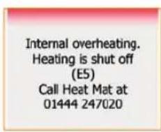 Heat Mat NGT-STND-2.0 NGTouch - Error messages: - 4