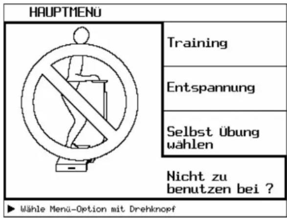 Sport-Tec Gymna - Kontraindikationen: - 1
