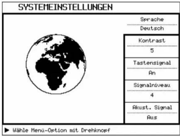 Sport-Tec Gymna - Systemeinstellungen - 1