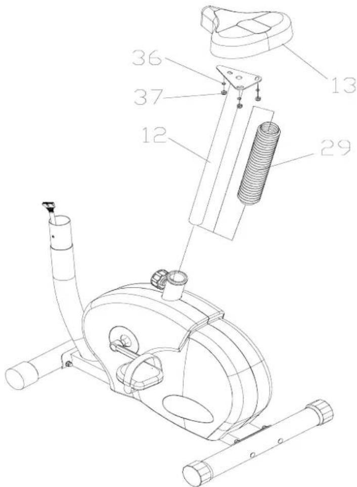 S Crash Ergometer SRX 4 - Zusammenbau des Ergometers - 1