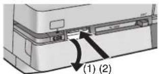 PANASONIC LQ-DRM200 - Entfernen der Karte - 1