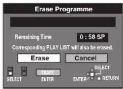 PANASONIC LQ-DRM200 - Löschen eines Programms, das wiedergegeben wird - 1
