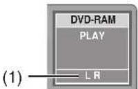 PANASONIC LQ-DRM200 - Während der Wiedergabe eines auf DVD-RAM aufgenommenen Fernsehprogramms Wenn es sich um eine Stereosendung handelt - 2