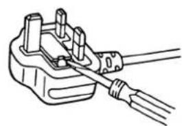 PANASONIC KV-SS080 - Ersetzen der Sicherung: - 1