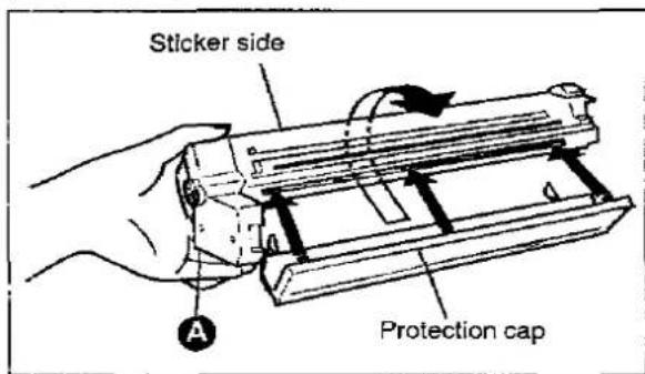 Sticker side Protection cap