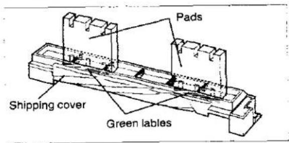 Pads Shipping cover Green lables