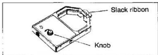 Slack ribbon Knob