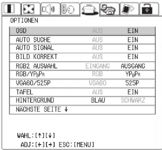 PANASONIC PT-L735NTE - Weitere Einstellungen - 1