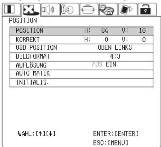 PANASONIC PT-L735NTE - Einstellen der Position - 2