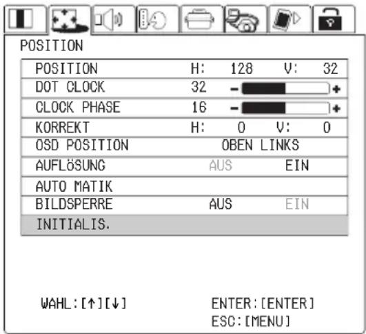 PANASONIC PT-L735NTE - Zurückstellen einer Einstellung auf den voreingestellten Wert - 1