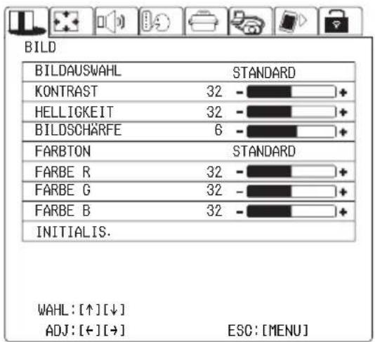 PANASONIC PT-L735NTE - Menübedienung - 2