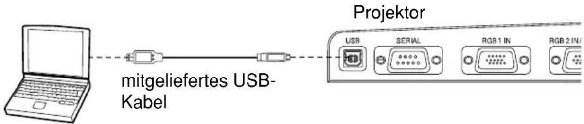 PANASONIC PT-L735NTE - Kabellose Maus - 1