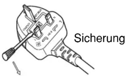 PANASONIC PT-L735NTE - WICHTIG: FORMSTECKER (nur Großbritannien) - 1
