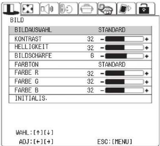 PANASONIC PT-L735NTE - Videomenü (Seite 37) - 1