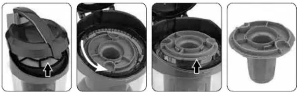 Arzum AR4007 - Auswechseln des HEPA Luftaustrittsfilters - 1