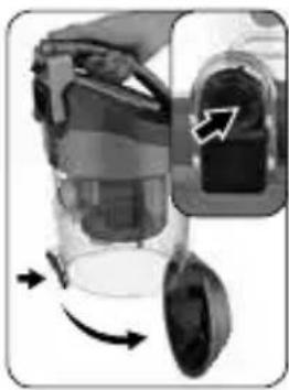 Arzum AR4007 - Removing and Emptying the Dust Reservoir - 3