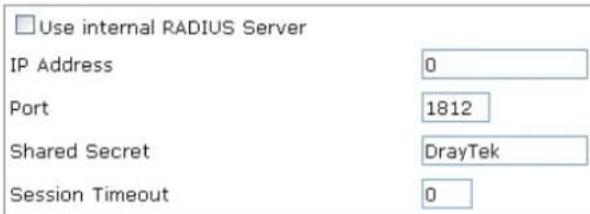 Draytek Vigor VAP902 - RADIUS Server - 1