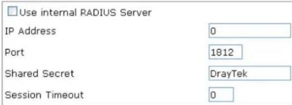 Draytek Vigor VAP902 - RADIUS Server - 1