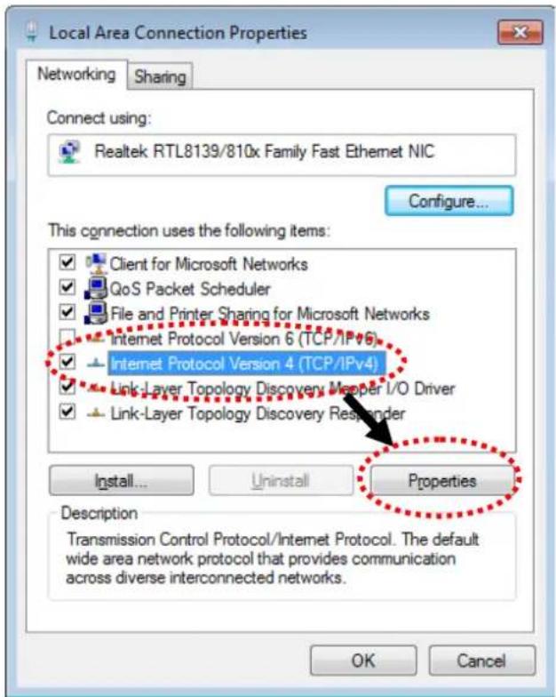 Draytek Vigor VAP902 - Windows 7 IP Address Setup - 3