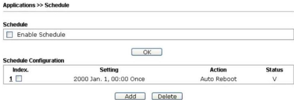 Draytek Vigor VAP902 - Schedule - 5