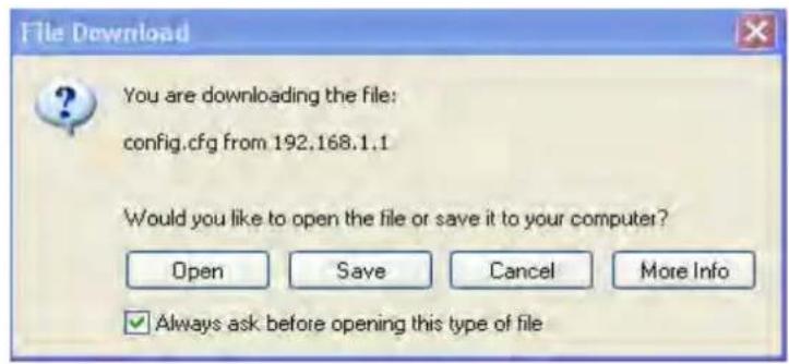 Draytek Vigor VAP902 - Backup the Configuration - 2