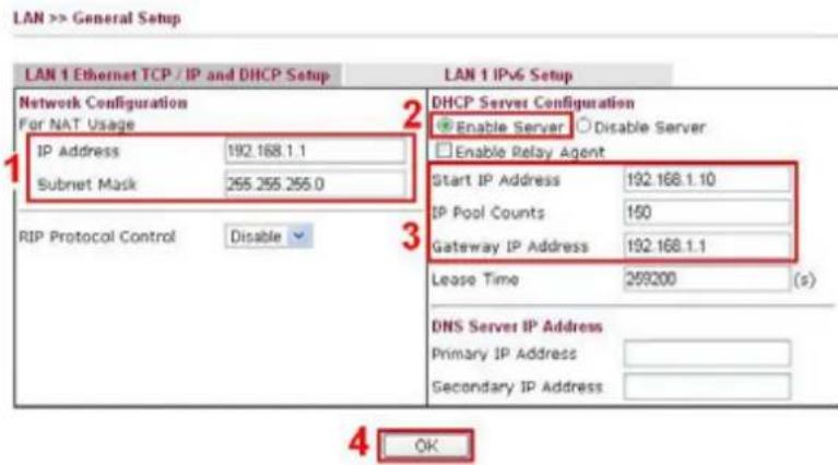 Draytek Vigor VAP902 - Setting LAN on Vigor2830n - 2