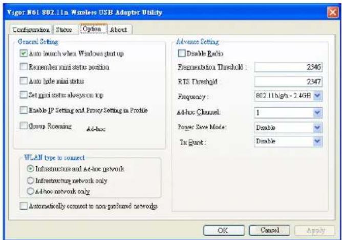 Draytek Vigor VAP902 - General Setting ( IEEE 802.11 ) - 3