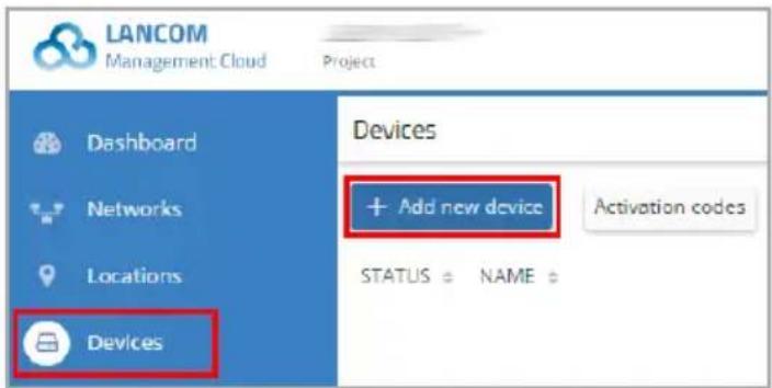 LANCOM vRouter 250 - Create an activation code - 1