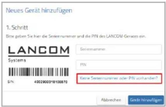 LANCOM vRouter 250 - Erstellen eines Aktivierungscodes - 2