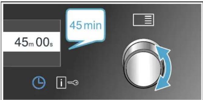 SIEMENS PQ561DA00 - Dauer einstellen - 2