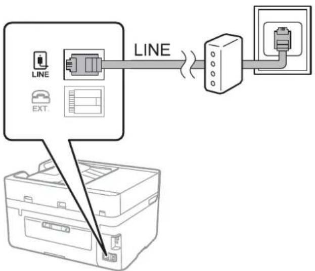 EPSON PX-M780F - ADSLまたはISDNに接続する - 1