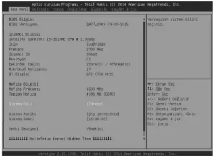 HITACHI UHD8410 - Settings - 1
