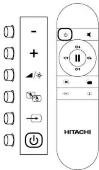 HITACHI UHD8410 - Caution! - 1
