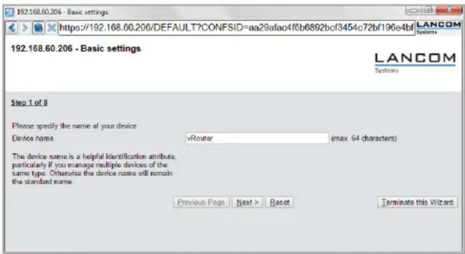 LANCOM vRouter 50 - Basic Settings - 1