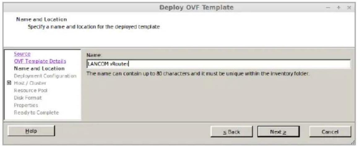 LANCOM vRouter 50 - Installation on the VMware ESXi Server - 6