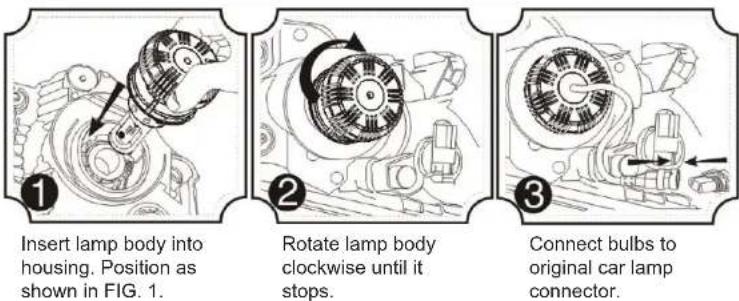 SuperBrightLEDs H13-HLV4 - Installation Instructions - 2