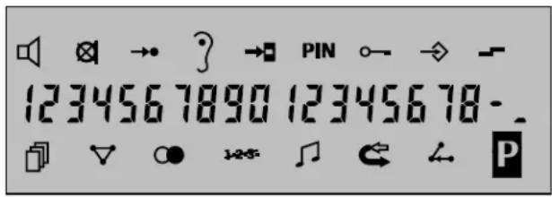 Hagenuk EuroPhone S - Zeichen und Symbole des Displays - 1