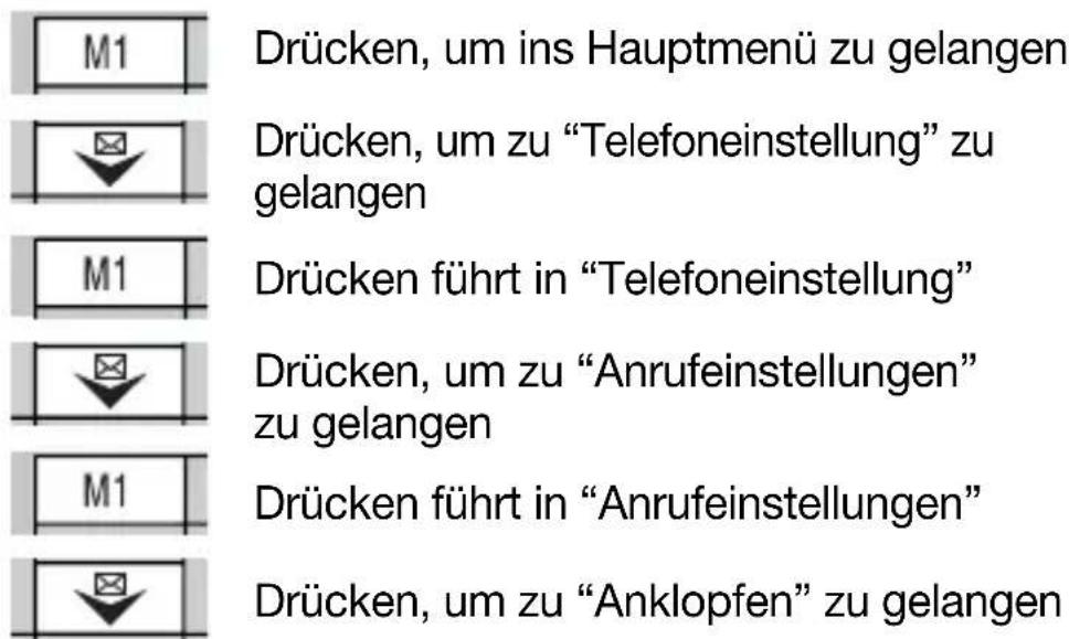 Hagenuk Fono c200 - b) Anklopfen - 1