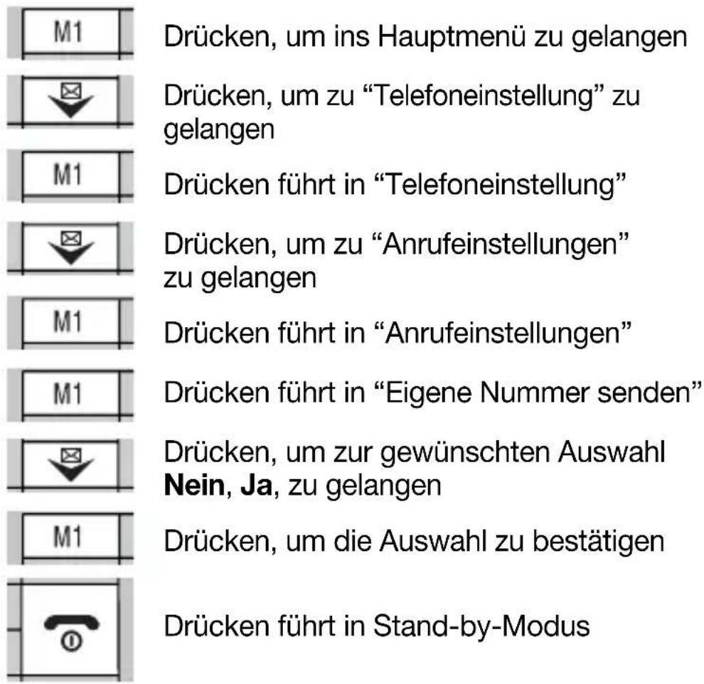 Hagenuk Fono c200 - Anruf- einstellungen - 1
