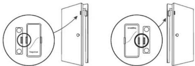 Hagenuk TF 40 - Tür-Fenster-Alarmsensor montieren - 1