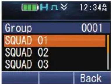 Group 0001 SQUAD 01 SQUAD 02 SQUAD 03 Back