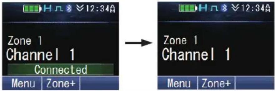 Zone 1 Channel 1 Connected Menu Zone+ → Zone 1 Channel 1 Menu Zone+